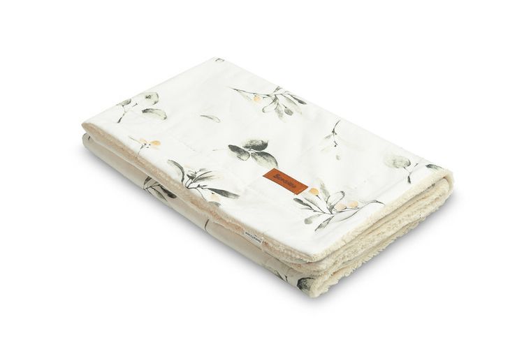 Sensillo, Oliwka, koc z pluszem, 80-100 cm