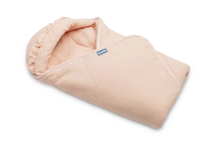 Sensillo, otulacz do fotelika, muślinowy, lukrowy