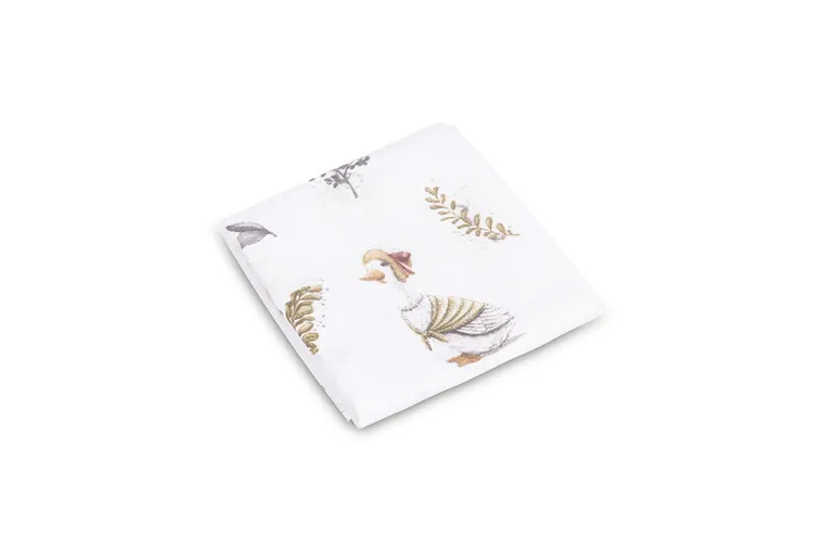 Sensillo, otulacz muślinowy, gęś, 120-120 cm