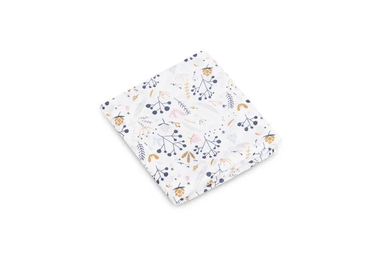 Sensillo, otulacz muślinowy, kwiaty, 120-120 cm