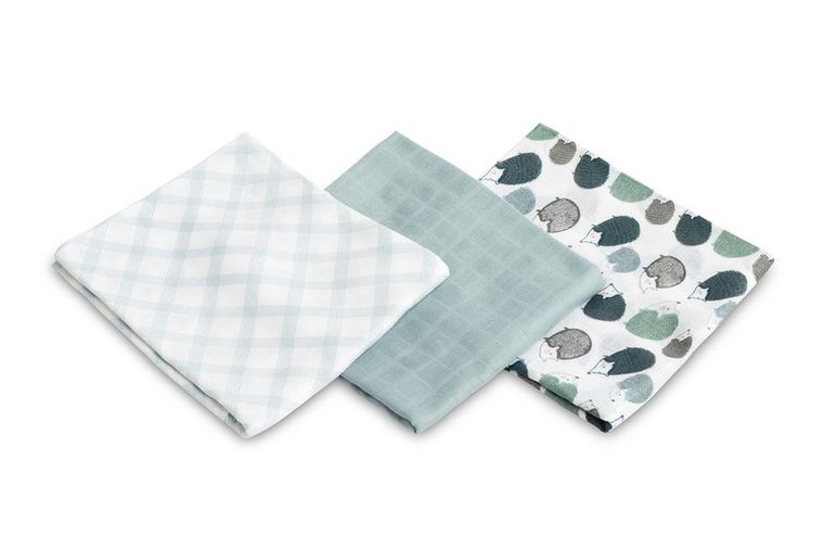 Sensillo, pielucha bambusowa, jeżyk blue, 70-80 cm, 3 szt.