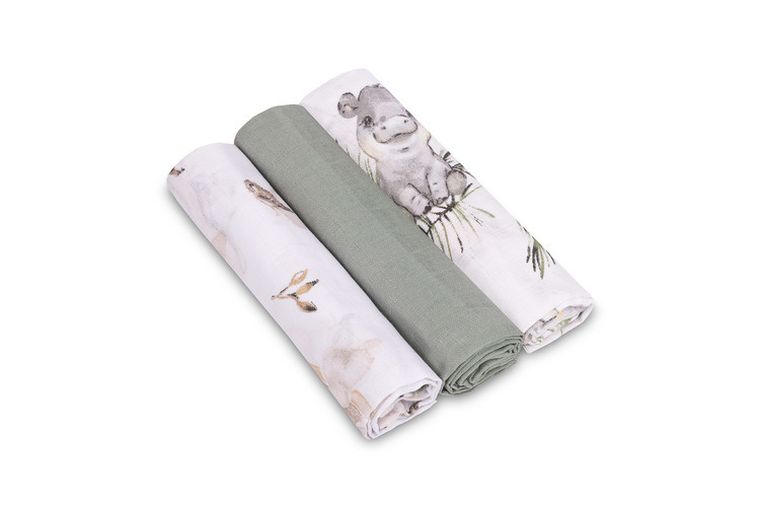 Sensillo, pielucha muślinowa, 60-80 cm, 3 szt.