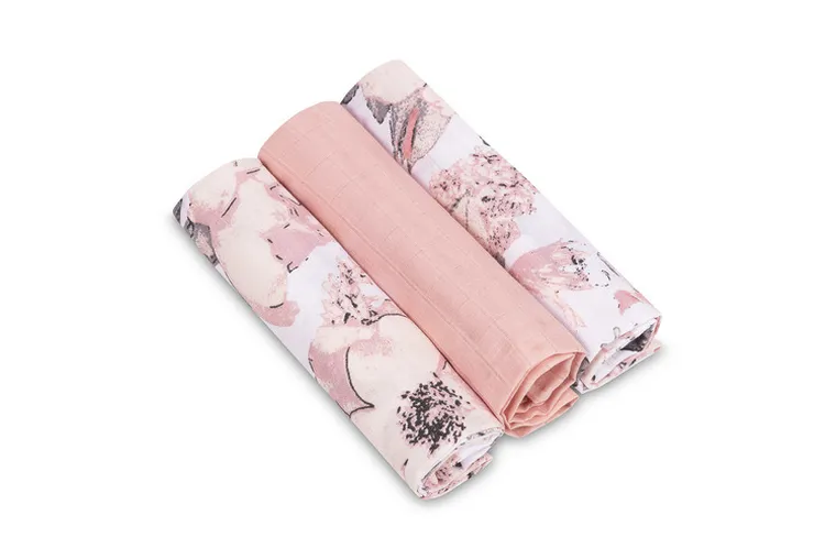 Sensillo, pielucha muślinowa, 60-80 cm, 3 szt.