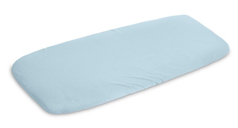 Sensillo, prześcieradło bambusowe do kołyski, niebieski, 40-90 cm