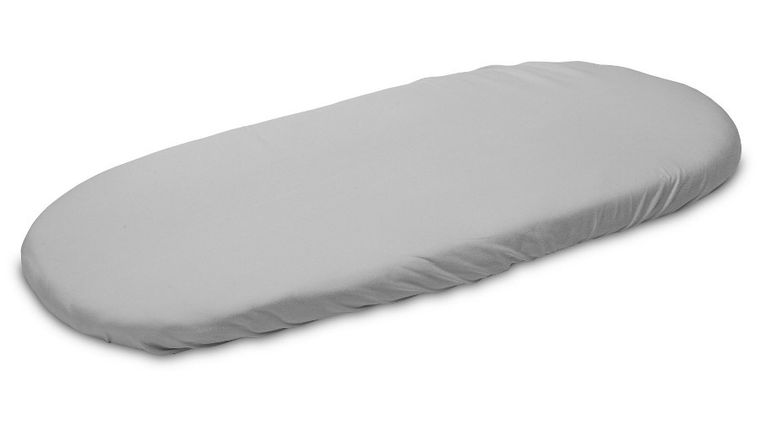 Sensillo, prześcieradło jersey do wózka, szare, 35-75 cm