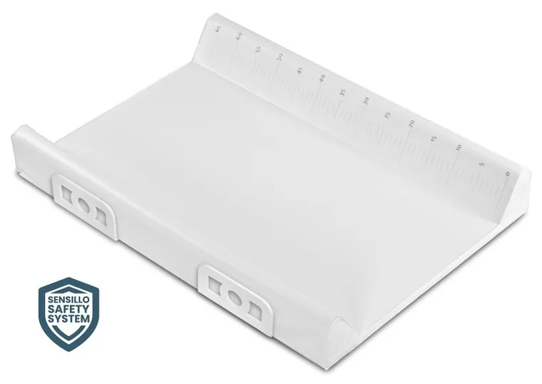 Sensillo, przewijak usztywniany, platynowy, 70 cm