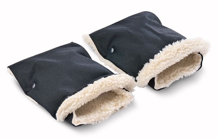Sensillo, rękawiczka/mufka do wózka, czarna