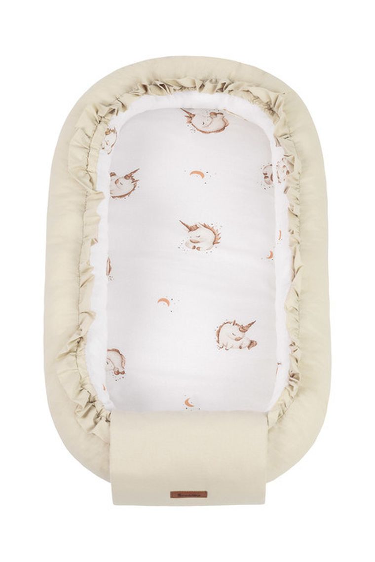 Sensillo, Unicorn, gniazdko niemowlęce, kokon, beige, 80-45 cm