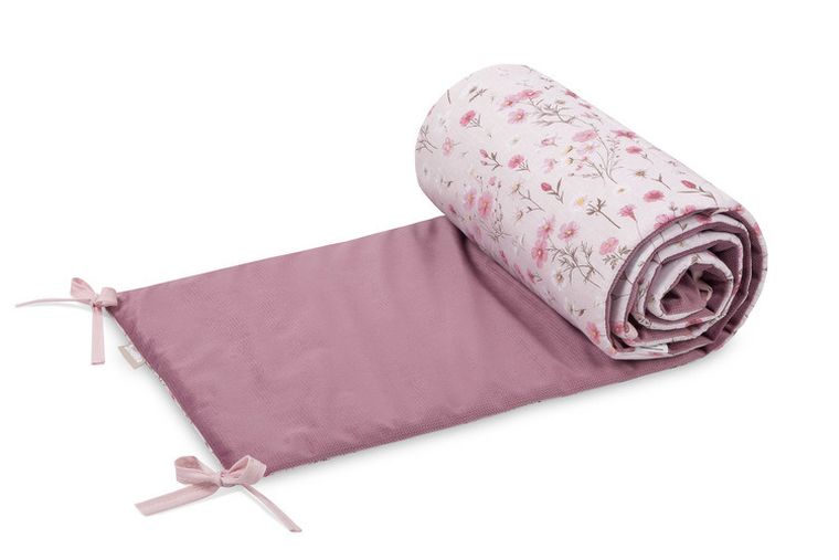 Sensillo, Velvet, ochraniacz do łóżeczka, bloom pink