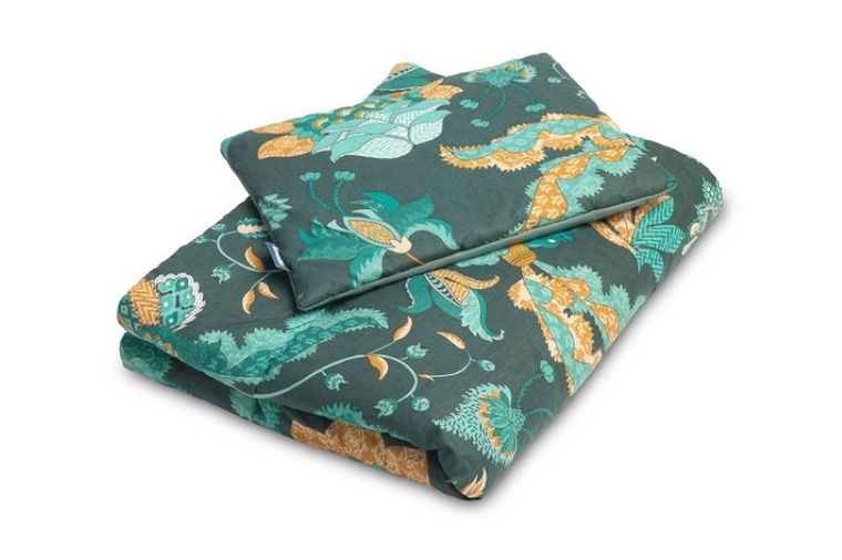 Sensillo, Velvet, Paradise, komplet do łóżeczka, szmaragdowy