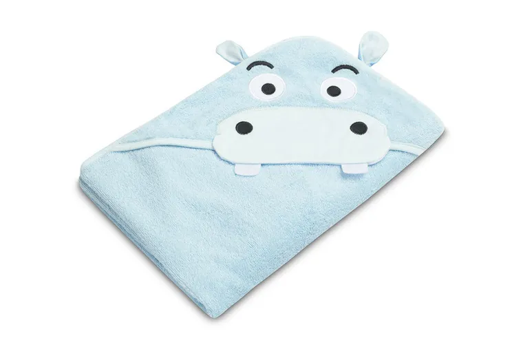 Sensillo, Water Friends, okrycie kąpielowe, hipopotam, blue, 100-100 cm