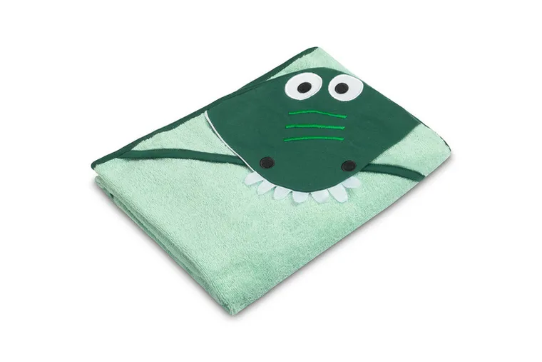 Sensillo, Water Friends, okrycie kąpielowe, krokodyl, green, 100-100 cm