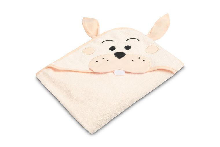 Sensillo, Water Friends, okrycie kąpielowe, królik, pink, 100-100 cm