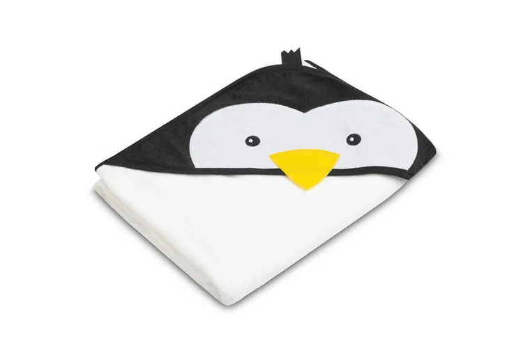 Sensillo, Water Friends, okrycie kąpielowe, pingwin, white, 100-100 cm