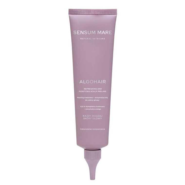 Sensum Mare, Algohair, peeling kwasowo-enzymatyczny do skóry głowy, 150 ml
