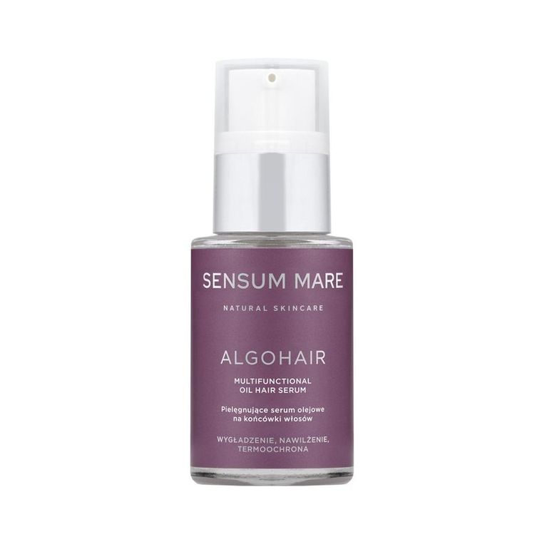 Sensum Mare, Algohair, pielęgnujące serum olejowe na końcówki włosów, 15 ml