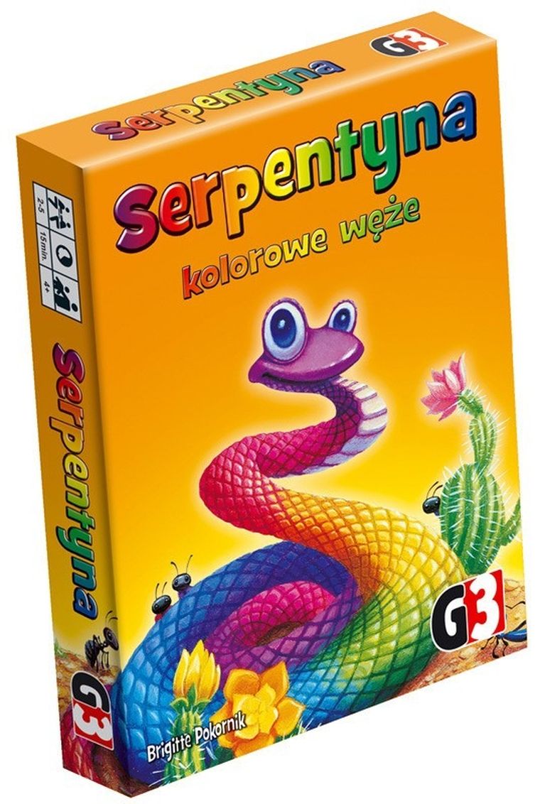 Serpentyna. Kolorowe węże, gra karciana
