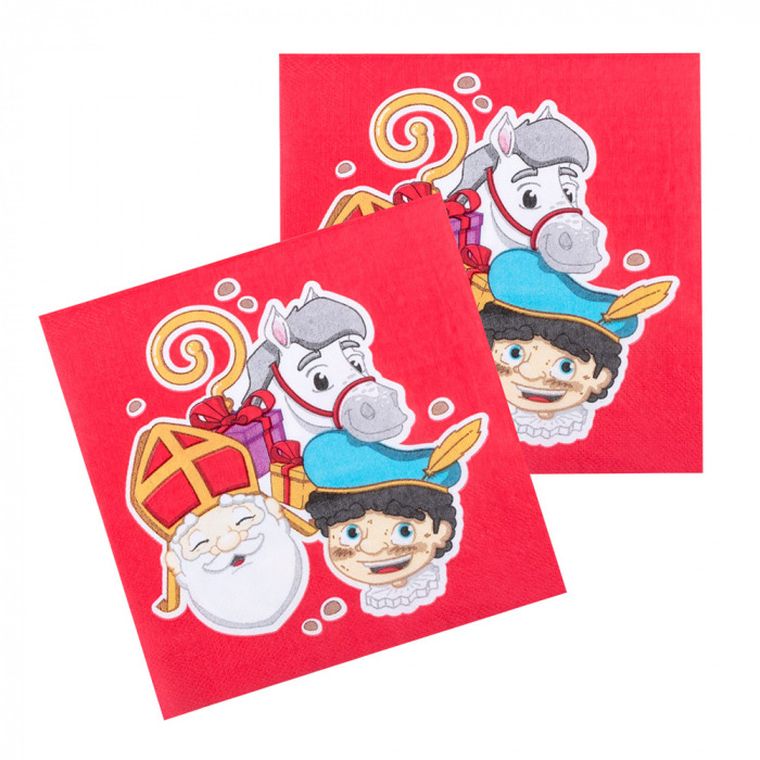 Serwetki Świąteczne z Mikołajem