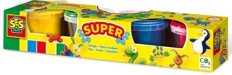 SES Creative, ciastolina, 4-90g