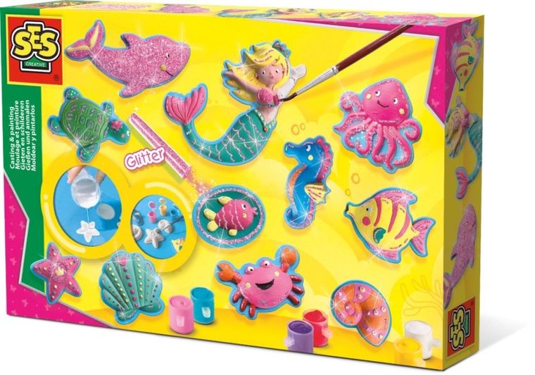 SES Creative, figurki z oceanu, odlew gipsowy