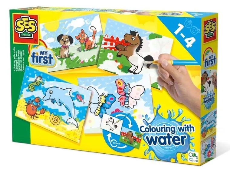 SES Creative, moje pierwsze malowanie z wodą, zestaw kreatywny