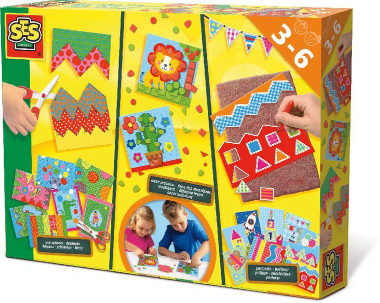 SES Creative, Nauczę się używać nożyczek, robić mozaikę i wycinać otwory