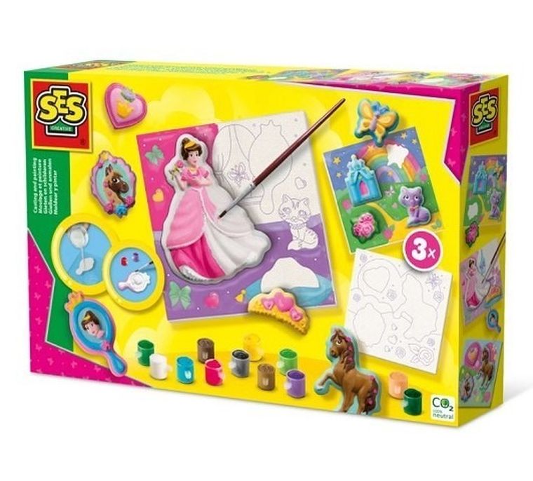 SES Creative, odlewy gipsowe do malowania, księżniczki