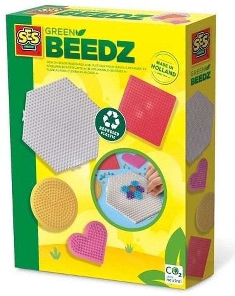 SES Creative, podkładki do układania koralików, 4 kształty