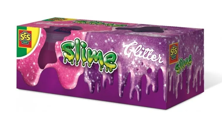 SES Creative, Slime, Glitter, 2-120g