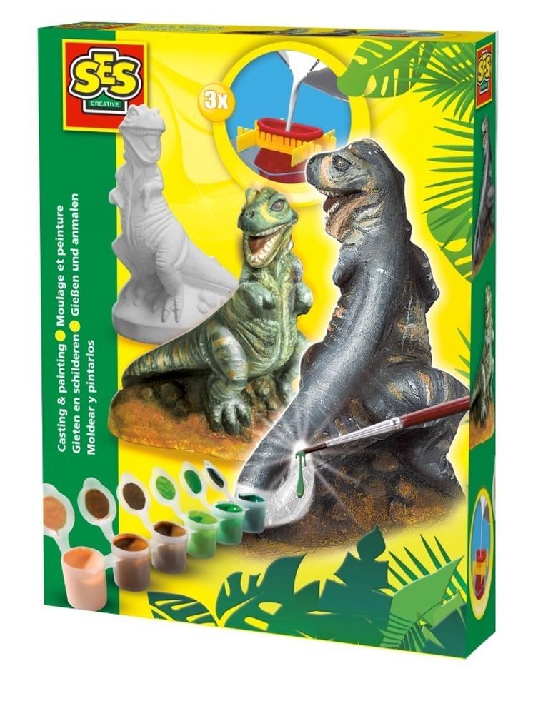 SES Creative, T-Rex, odlew gipsowy 3D