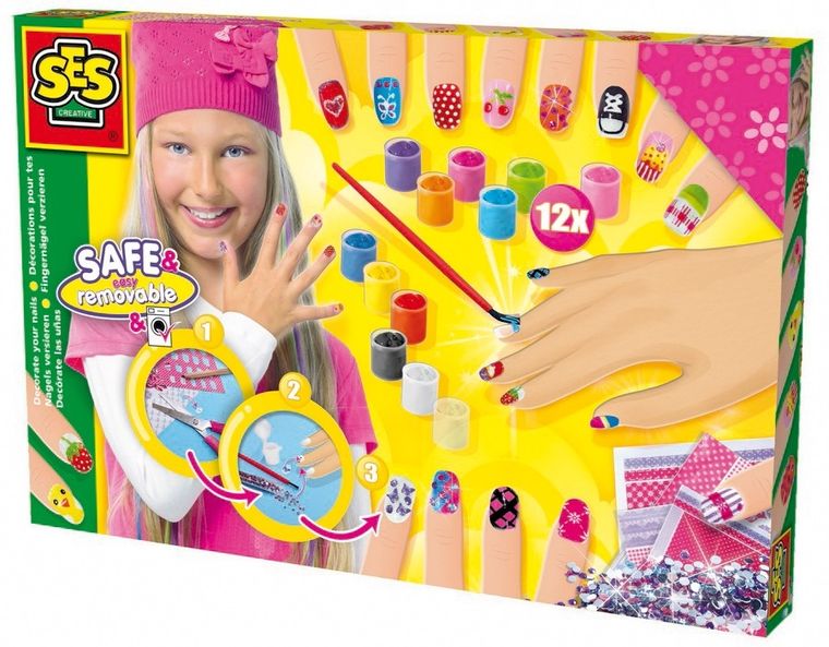 SES Creative, zestaw do ozdabiania paznokci