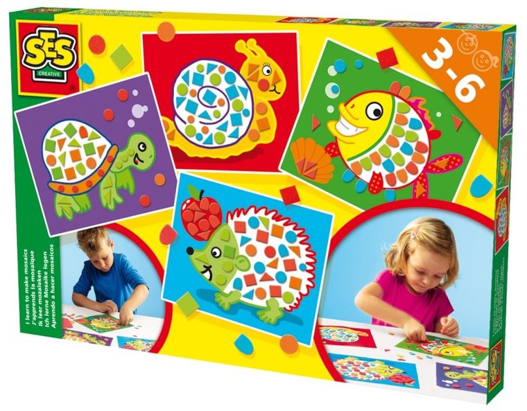 SES Creative, zestaw kreatywny, Do nauki wyklejania mozaiek