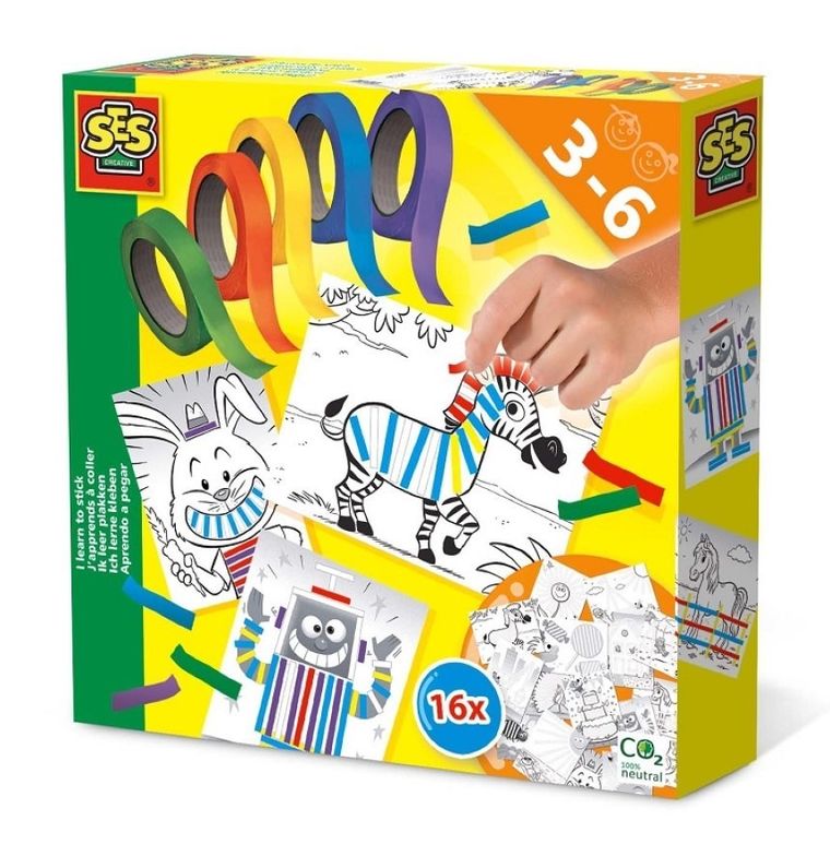 SES Creative, zestaw kreatywny, Już umiem przyklejać