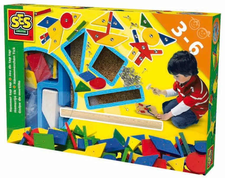 SES Creative, zestaw kreatywny Stuku Puku figury geometryczne