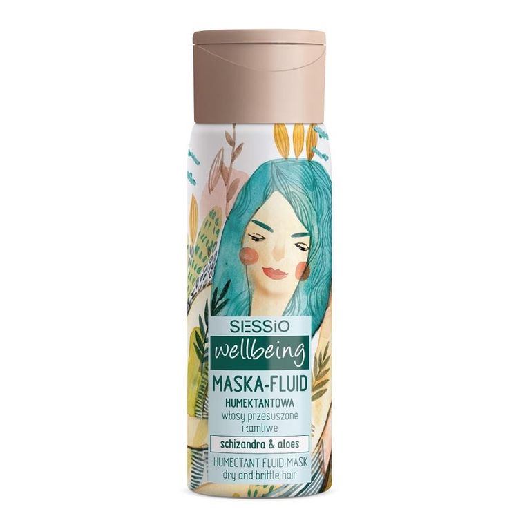 Sessio, Wellbeing, maska-fluid humektantowa do włosów, 300 ml