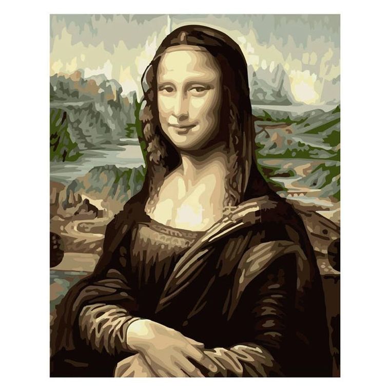 Seurat, malowanie po numerach, zestaw dla początkujących, znane obrazy, 50-40 cm