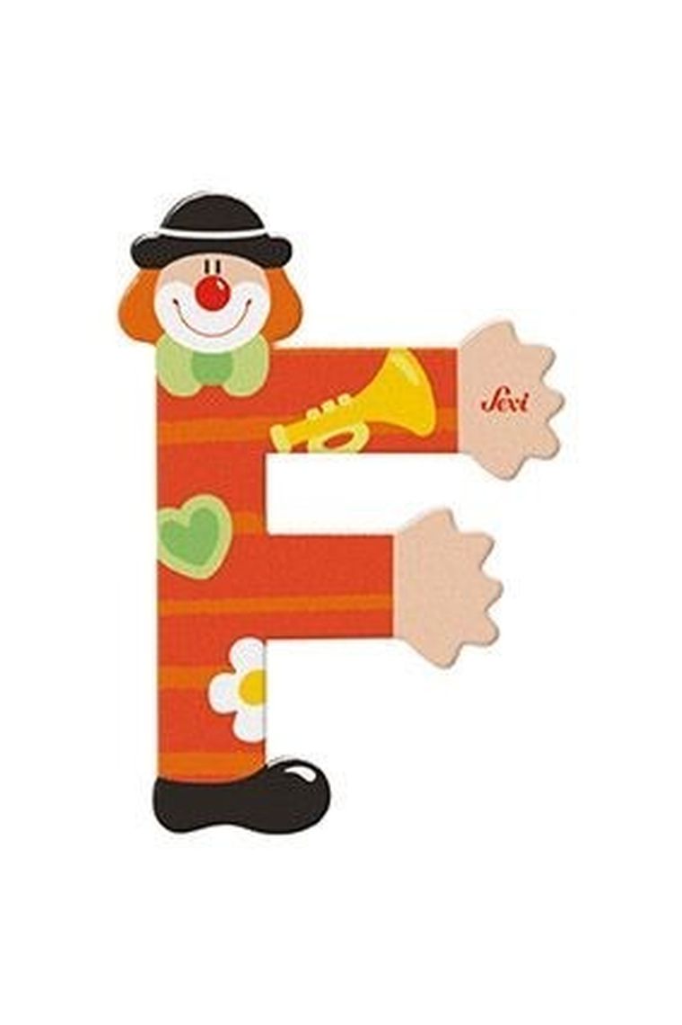 Sevi, F, drewniana literka