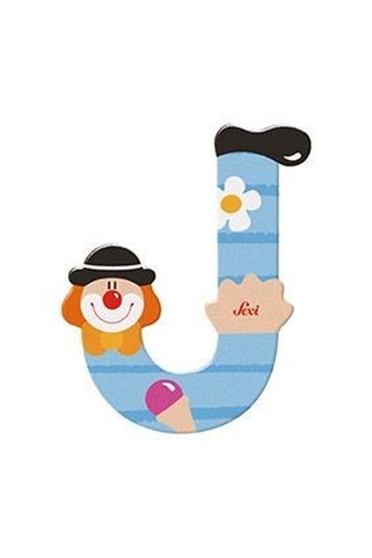 Sevi, J, drewniana literka