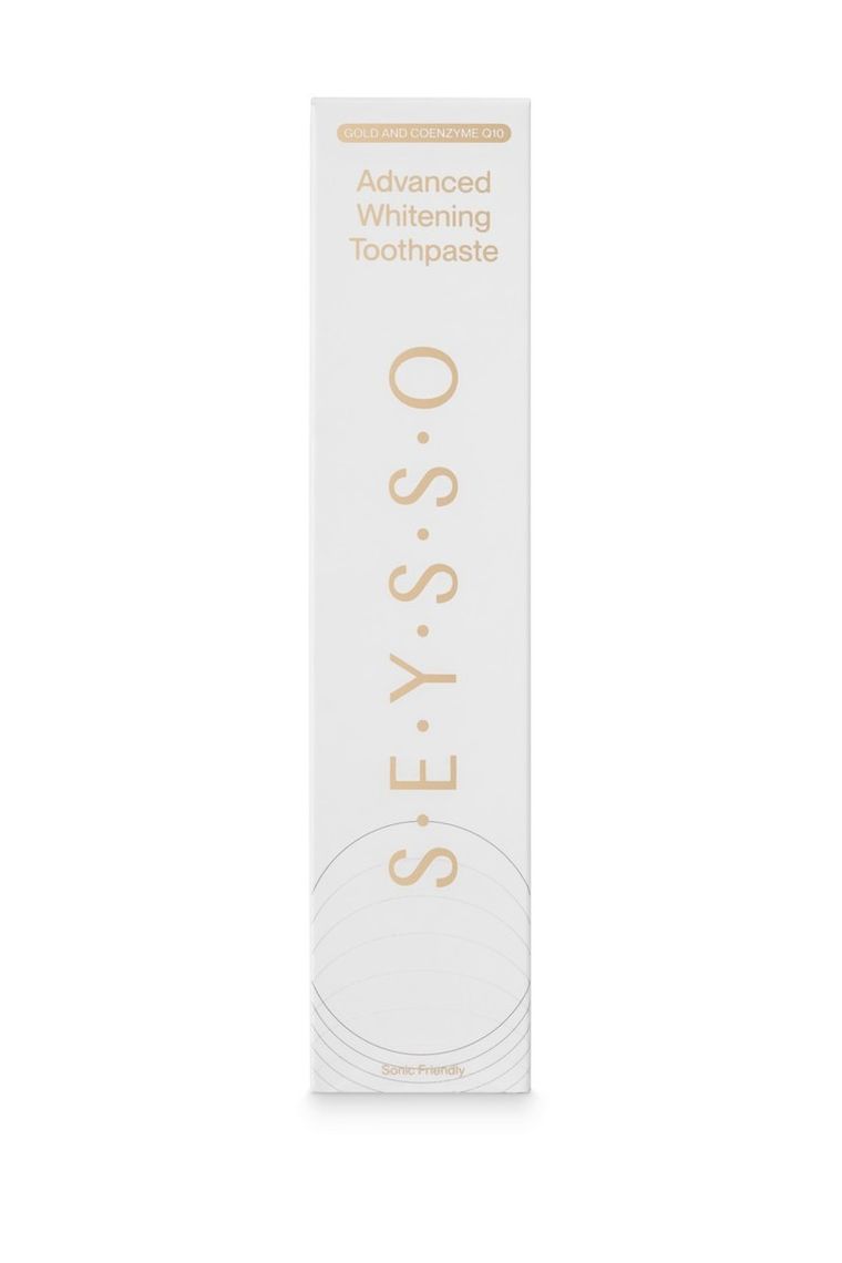 Seysso, Gold Advanced Whitening, wybielająca pasta do zębów z koenzymem Q10, 75 ml
