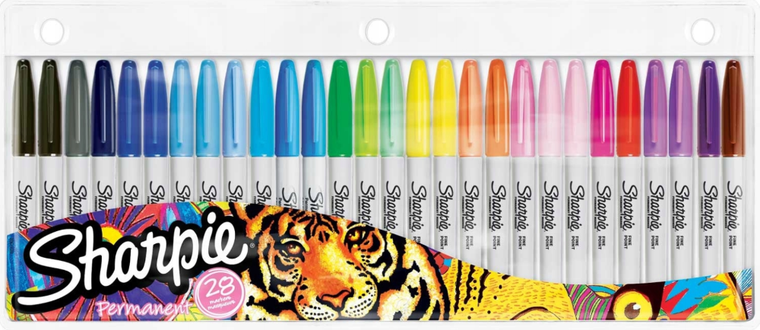 Sharpie, Fine, markery, 28 kolorów