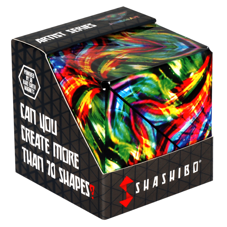 Shashibo, kostka magnetyczna, łamigłówka, Cosmic Surfer