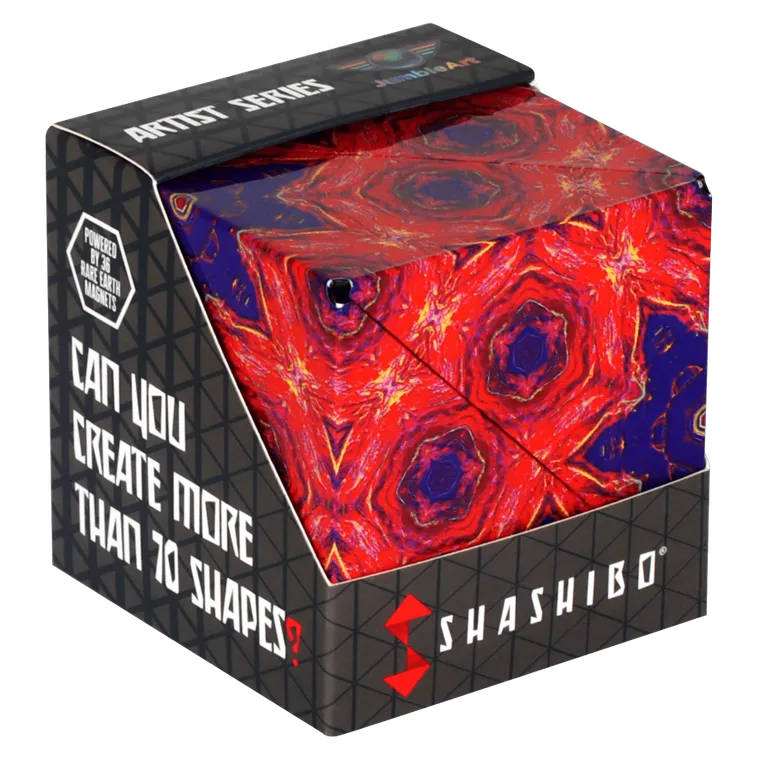 Shashibo, kostka magnetyczna, łamigłówka, Fire Goddness