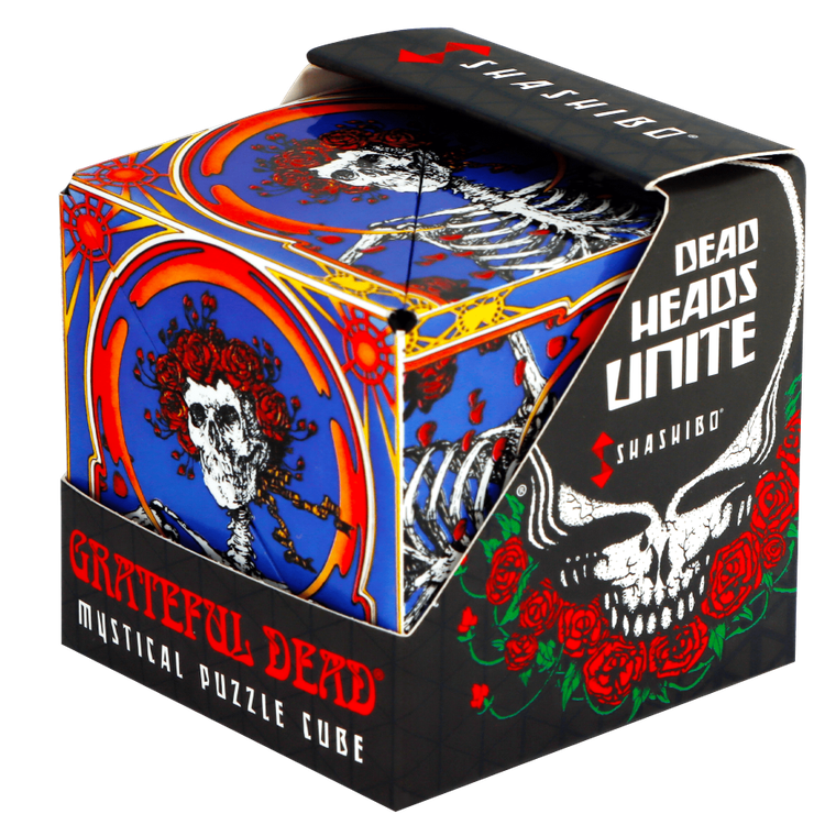 Shashibo, kostka magnetyczna, łamigłówka, Skull & Roses