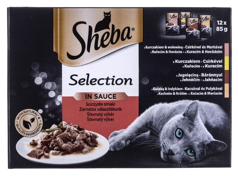 Sheba, Craft, saszetka z mokrą karmą dla kota, Soczyste Smaki, 12-85g