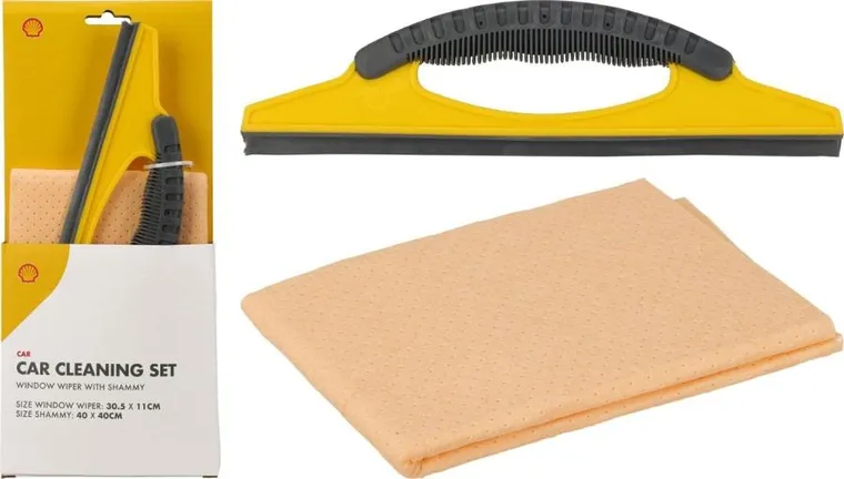 Shell, ściereczka i ściągaczka do szyb, 21 cm