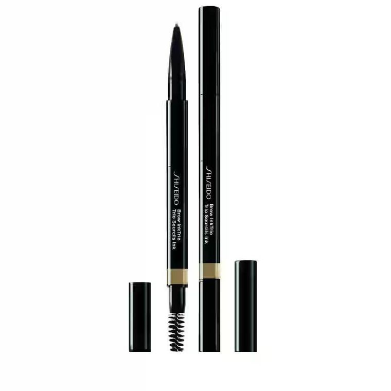 Shiseido, Brow InkTrio, kredka i puder do brwi z aplikatorem, 02 Taupe
