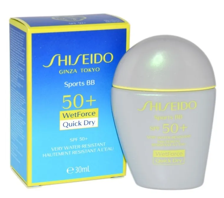 Shiseido, Sun Sports, Tanning Fluid Foundation, krem BB, SPF 50+, Medium, 30 ml