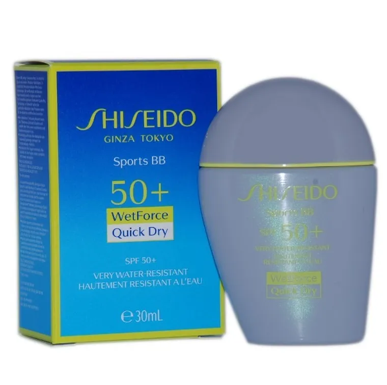 Shiseido, Sun Sports, Tanning Fluid Foundation, krem BB, SPF 50+, Very Dark, 30 ml