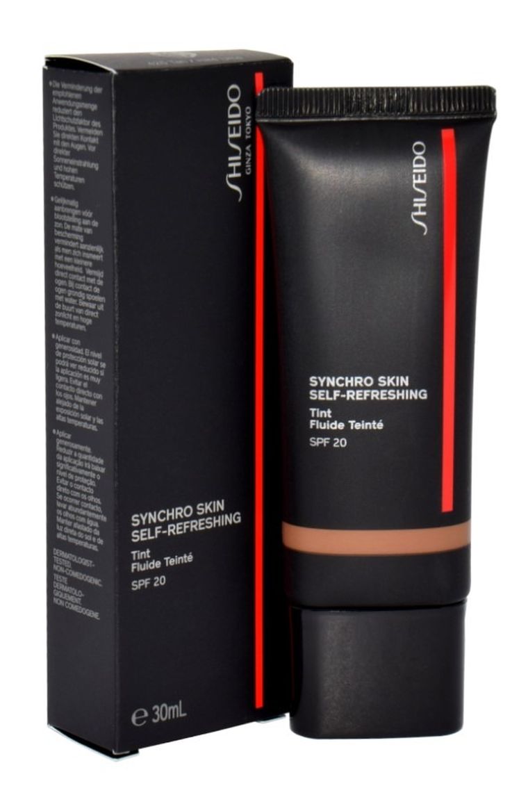 Shiseido, Synchro Skin Self-Refreshing Foundation SPF 20, podkład w płynie o lekkiej formule, 425 Tan Ume, 30 ml
