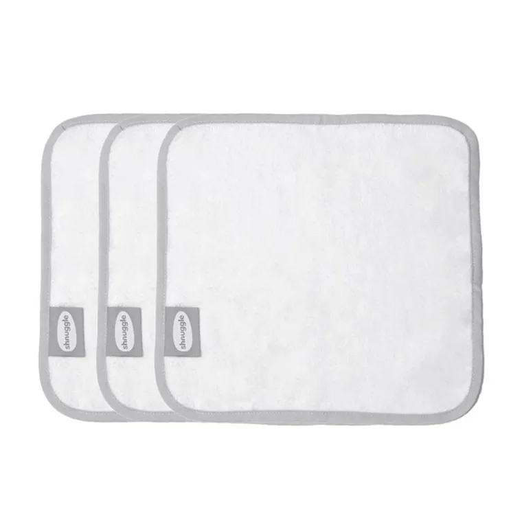 Shnuggle, myjki dla dzieci, biały, 3 szt.